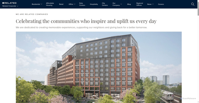Security scan screenshot of https://related.com