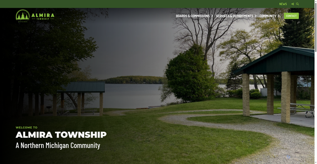 Security scan screenshot of https://almiratownshipmi.gov/