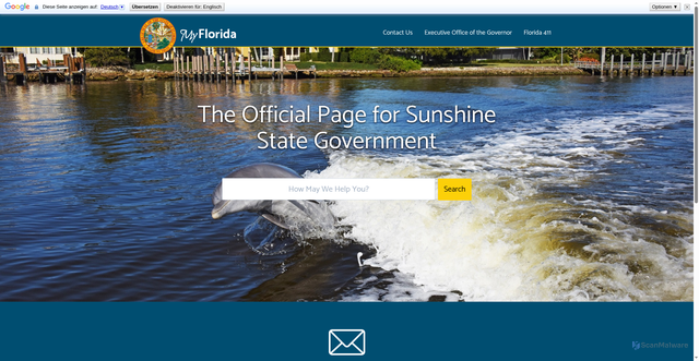 Security scan screenshot of https://www.myflorida.gov/