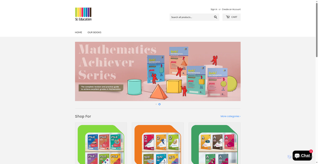 Security scan screenshot of https://sl-education.myshopify.com