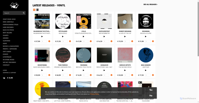 Security scan screenshot of https://www.rushhour.nl/