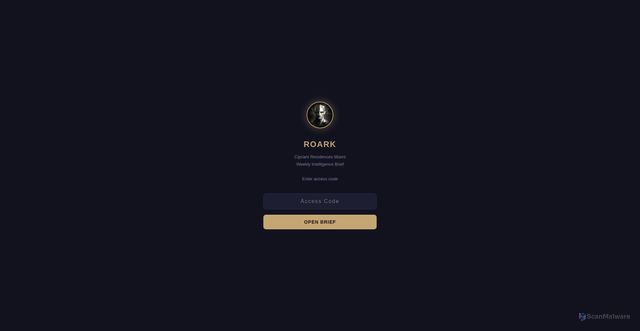 Security scan screenshot of https://roark-briefs.pages.dev/cipriani.html