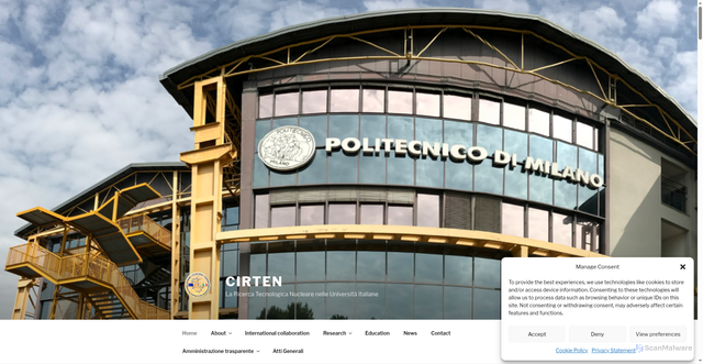 Security scan screenshot of https://www.cirten.it/