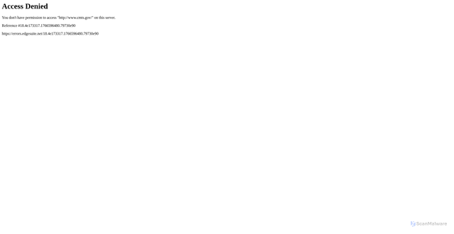 Security scan screenshot of https://www.cmts.gov