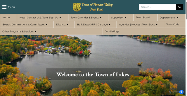 Security scan screenshot of https://www.putnamvalley.gov/