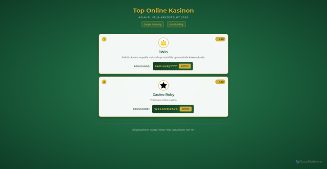 Security scan screenshot of http://71099281712642036.podbex.com/