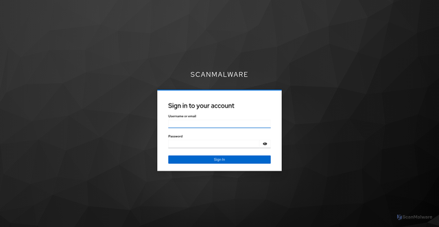 Security scan screenshot of https://auth.scanmalware.com