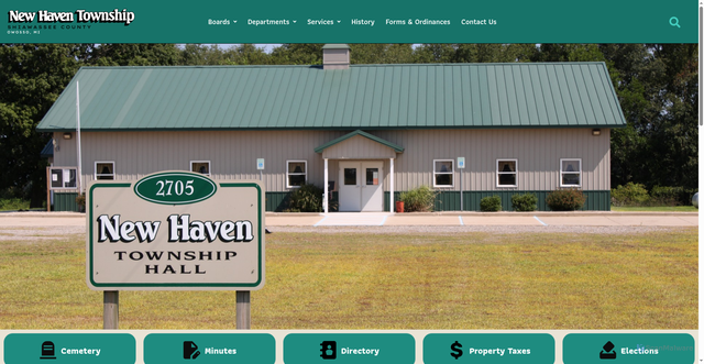 Security scan screenshot of https://newhavenshiami.gov/