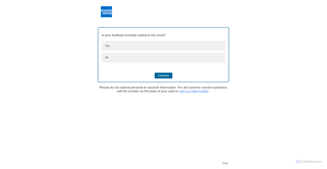 Security scan screenshot of https://aexpfeedback.ca1.qualtrics.com/jfe/form/SV_5tmga0sCFeqxtu5?Market=US