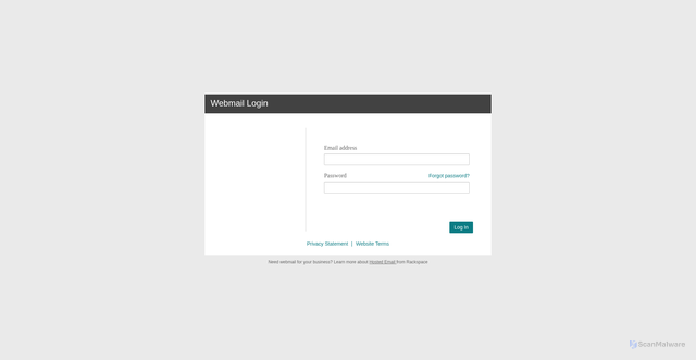 Security scan screenshot of https://apps.rackspace.com/
