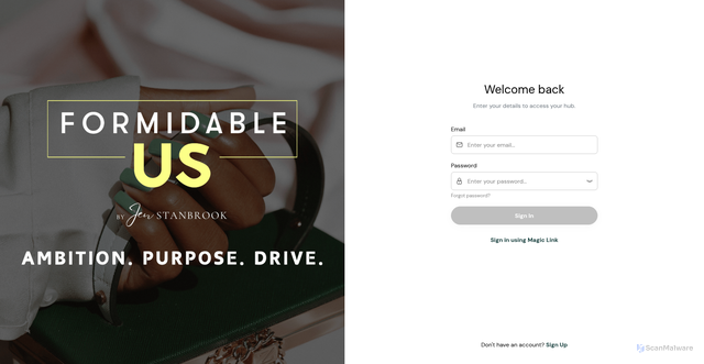 Security scan screenshot of https://formidableus.co.uk/