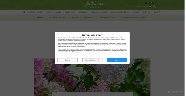 Security scan screenshot of https://www.gardeningknowhow.com
