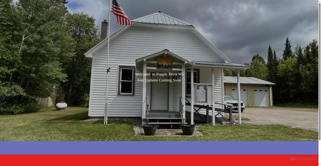 Security scan screenshot of https://poppleriverwi.gov/