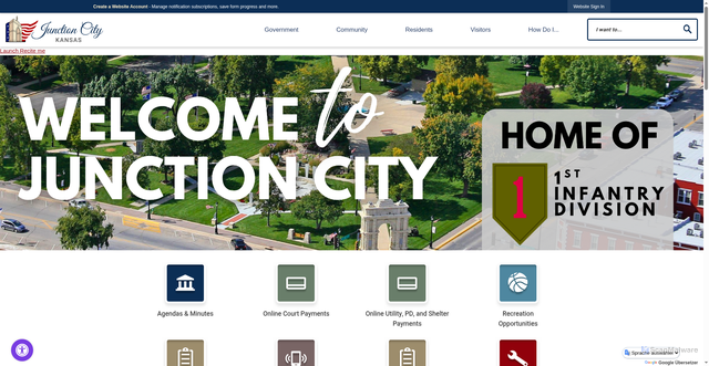Security scan screenshot of https://junctioncity-ks.gov/