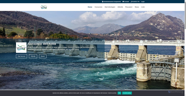 Security scan screenshot of https://www.addaconsorzio.it/