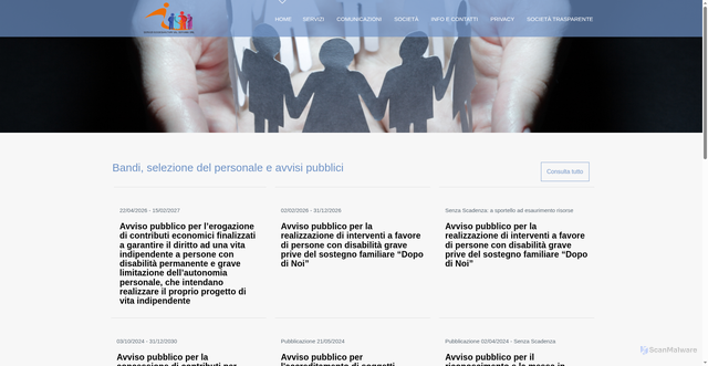 Security scan screenshot of https://www.ssvalseriana.org