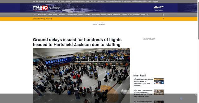 Security scan screenshot of https://www.walb.com/2025/11/08/ground-delays-issued-hundreds-flights-headed-hartsfield-jackson-due-staffing/