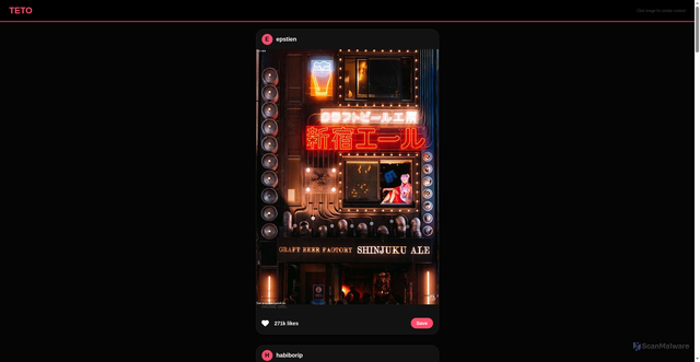 Security scan screenshot of https://pinteto-i2pk6mc42o.edgeone.dev/