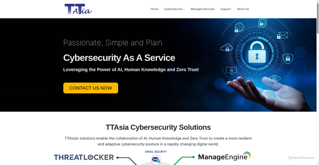 Security scan screenshot of https://ttasia.com