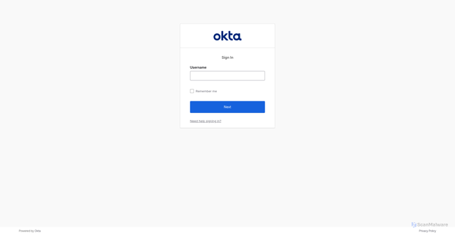 Security scan screenshot of https://adventhealth.okta.com