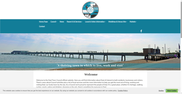 Security scan screenshot of http://www.deal.gov.uk/Home_Page_26776.aspx
