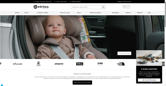 Security scan screenshot of https://etrias.nl