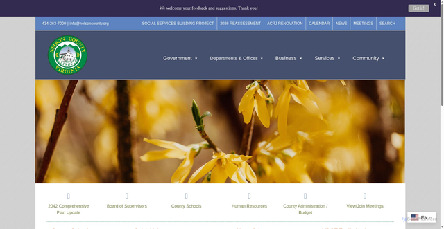 Security scan screenshot of https://nelsoncounty-va.gov/