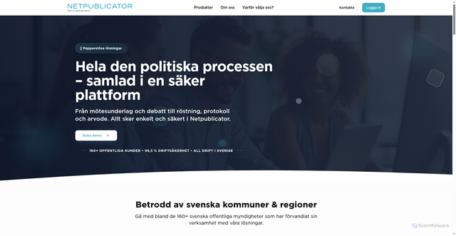 Security scan screenshot of https://www.netpublicator.com/