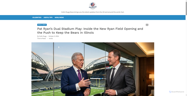Security scan screenshot of https://www.edicionesatalanta.com/blog/pat-ryans-dual-stadium-play-inside-the-new-ryan-field-opening-and-the-push-to-keep-the-bears-in-illinois/