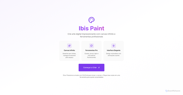 Security scan screenshot of http://ibispaint.io/