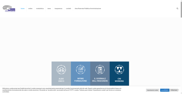 Security scan screenshot of https://www.ordingsr.it/