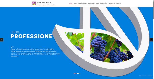 Security scan screenshot of https://www.agrotecnicisicilia.it/
