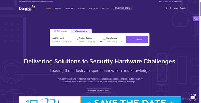 Security scan screenshot of https://bannersolutions.com