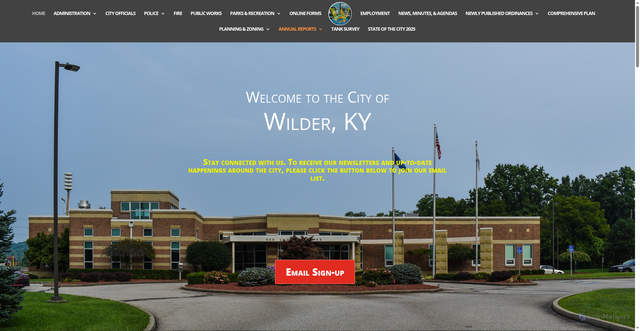 Security scan screenshot of https://wilderky.gov/