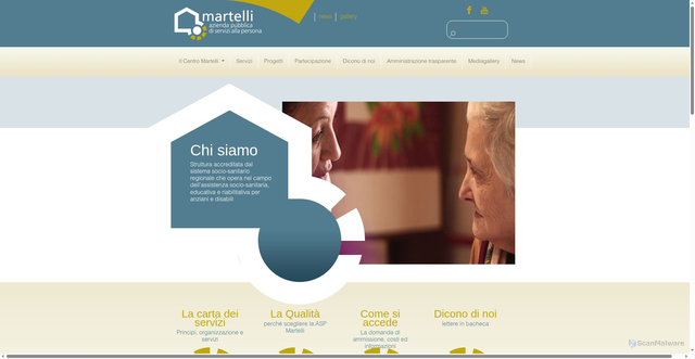 Security scan screenshot of https://www.aspmartelli.it/