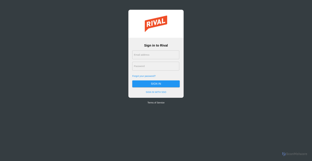 Security scan screenshot of https://us1.rivaltech.io