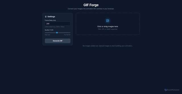 Security scan screenshot of https://utilizeinternet.com/