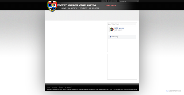 Security scan screenshot of https://hrcmonza.it