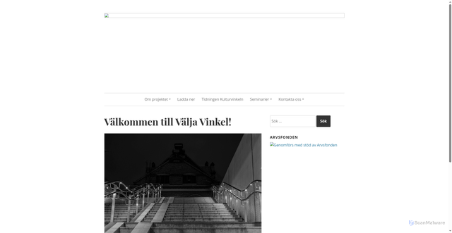 Security scan screenshot of https://valjavinkel.se