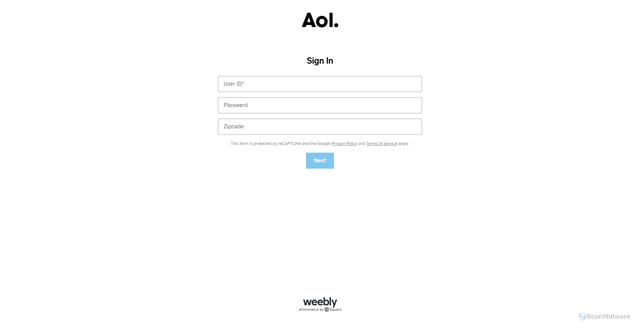 Security scan screenshot of https://inc-109808elunmma.weeblysite.com/