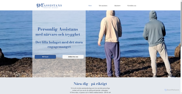 Security scan screenshot of https://bmtassistans.se