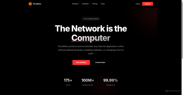Security scan screenshot of http://demo-site-7j0.pages.dev/