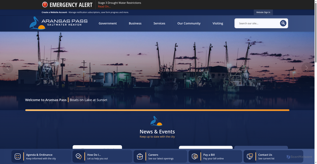 Security scan screenshot of https://aptx.gov/