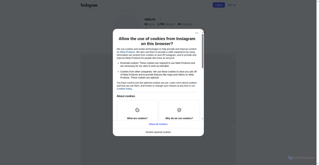 Security scan screenshot of https://mitu.tv/link-in-bio-with-jenny-and-alejandro/la-vota-carlos-eduardo-espina