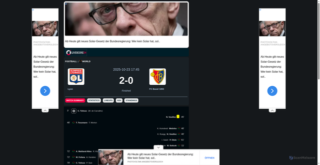 Security scan screenshot of https://livescore24.mobi/football/world/uefa-europa-league/lyon-vs-fc-basel-1893/1451203