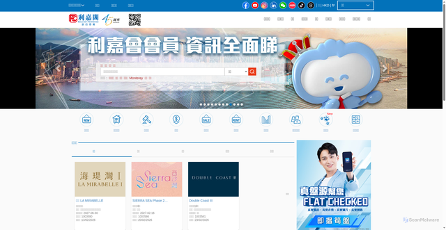Security scan screenshot of https://ricacorp.com