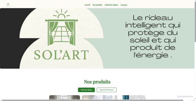 Security scan screenshot of https://solart-ilt3pikl0z.edgeone.dev/