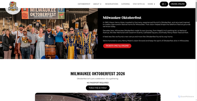 Security scan screenshot of https://kegelsinn.com/Oktoberfest