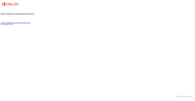 Security scan screenshot of https://aus01-quarantine.dataservice.protection.outlook.com/spamdigestesn/spamdigest.svc/releasespam/orgs/00344882-d7ea-4add-b2ec-1b7fcbd9e228/users/scott.davey@flooringxtra.com.au/mail/18520ffe-eb05-4753-a0c7-08de8a463a31?token=QZULc1nEFVKZ%2B9gIU2taR8lzHpXTMWcYp%2BqPsVHuEmw%3D