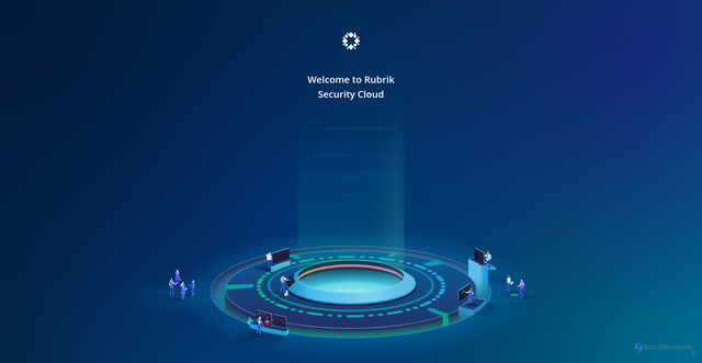 Security scan screenshot of https://captrustadvisors.my.rubrik.com